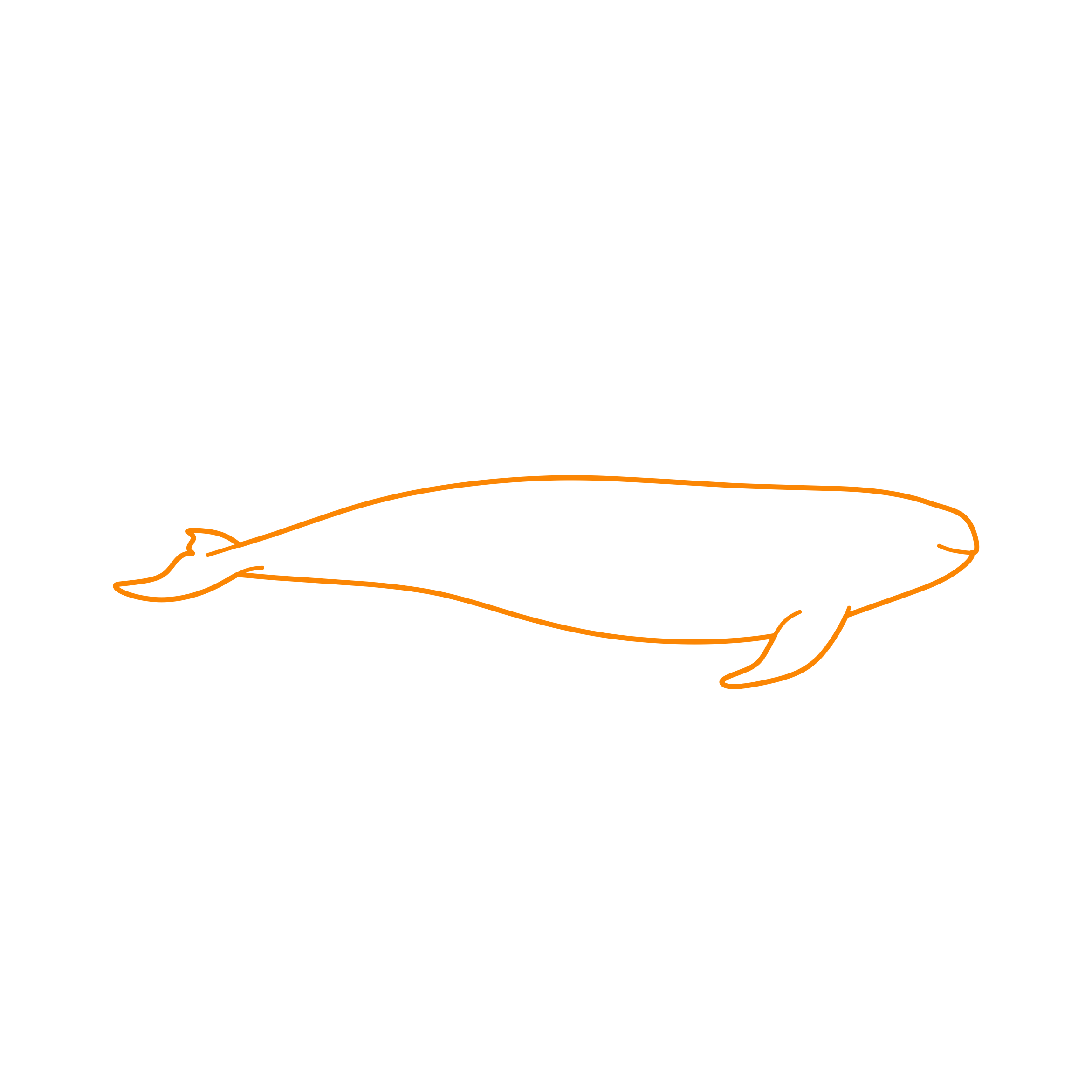 Animals Toothed Whales Finless Porpoise Line Art Svg Vector Free Vectors